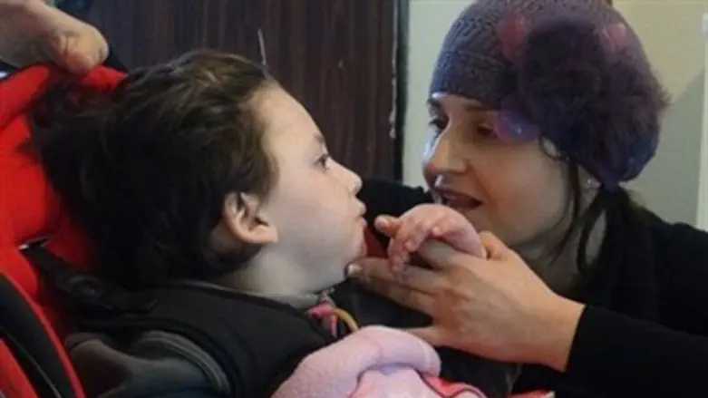 Adele Biton and her mother, Adva (file)