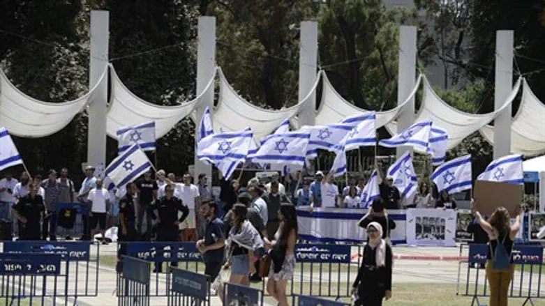 Student protest at Tel Aviv University
