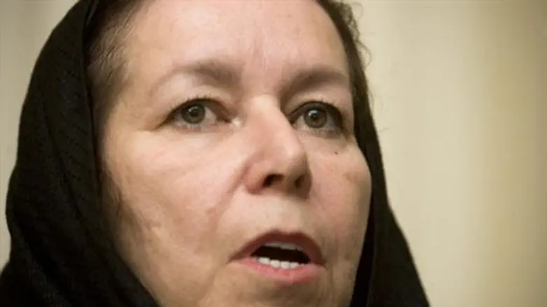 Levinson's wife, Christine, in Iran in 2007