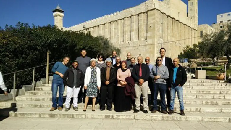 חברי הפורום הדרוזי של הבית היהודי, בסיור