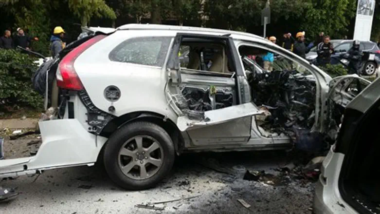 הרכב שהתפוצץ