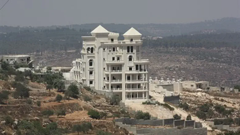 בנייה לא חוקית בכפר חוסאן שבשטח C