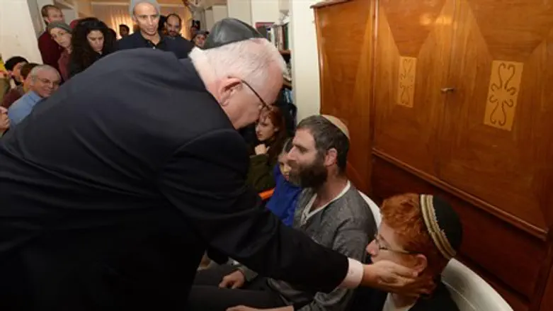 ריבלין בבית משפחת מאיר