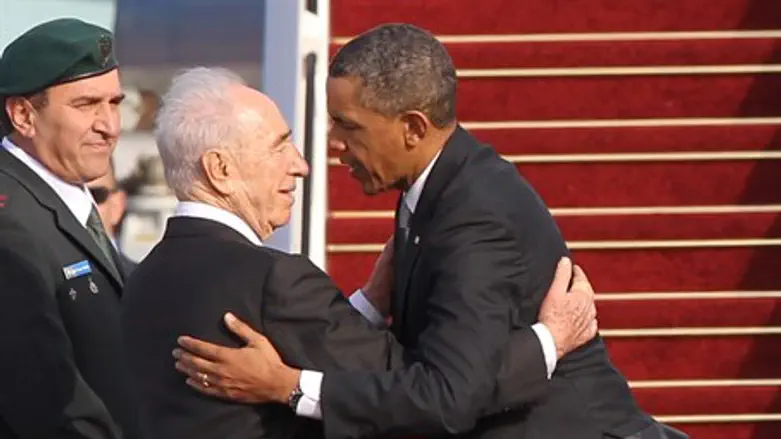 Shimon Peres, Barack Obama