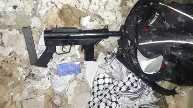 Оружие террористов, обнаруженное в тайнике