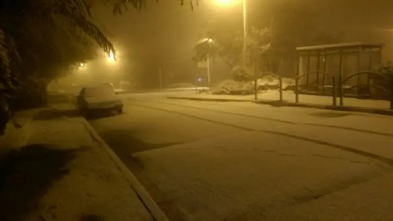 שלג בהר ברכה