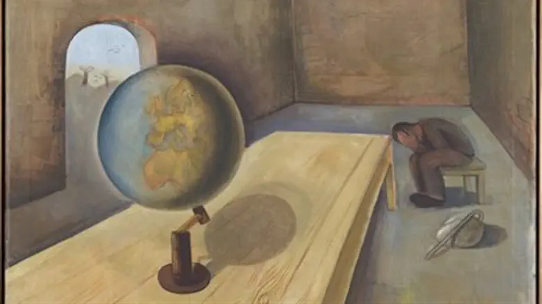 From the Yad Vashem exhibit "the Refugee" by Felix Nussbaum