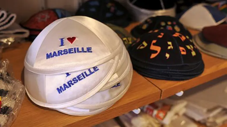 Kippot on sale in France (file).