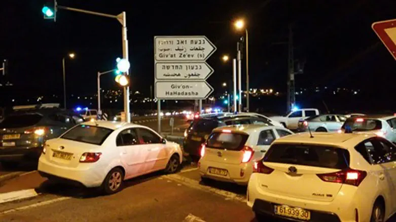 זירת הפיגוע בגבעת זאב