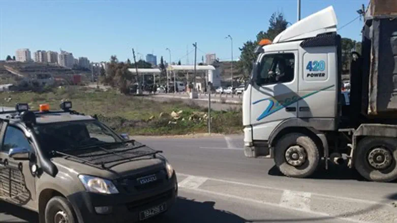 Место теракта под Бейт-Элем