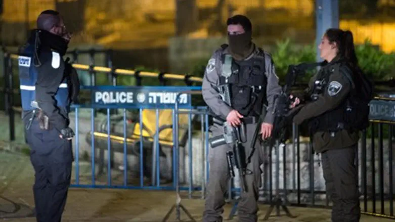 Полицейские в Восточном Иерусалиме