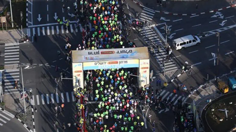 מרתון ווינר ירושלים בשנה שעברה