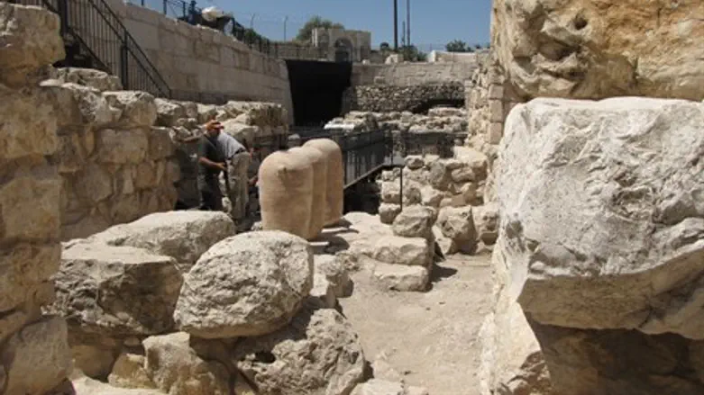 Last remnants of the Second Temple destruction