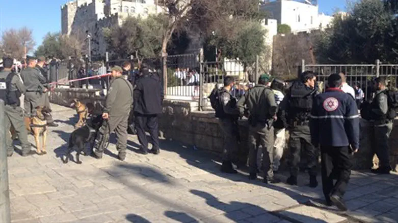 На месте теракта в Иерусалиме
