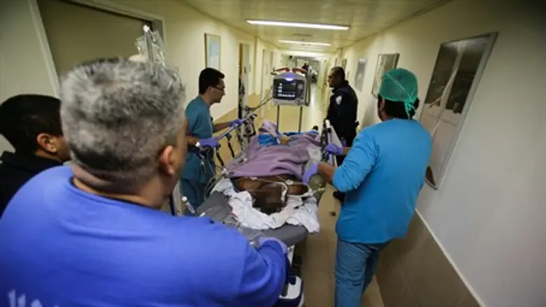 Terrorist at Barzilai hospital