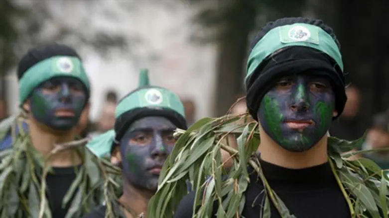 Al-Qassam Brigades terrorists (illustration)