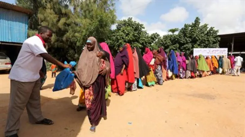 Food allocation in Somalia (file)