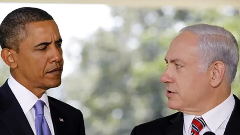 Биньямин Нетаньяху и Барак Обама