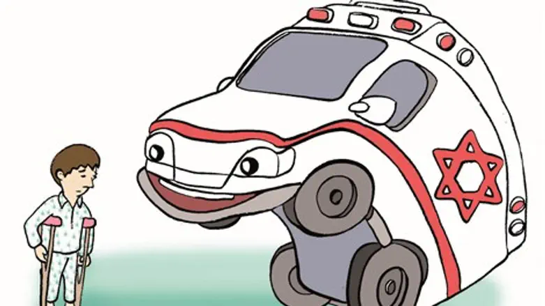 צוות האמבולנס נדרש לפעול ברגישות ובדרך ארץ למרות הדיסטנס מהמטופל