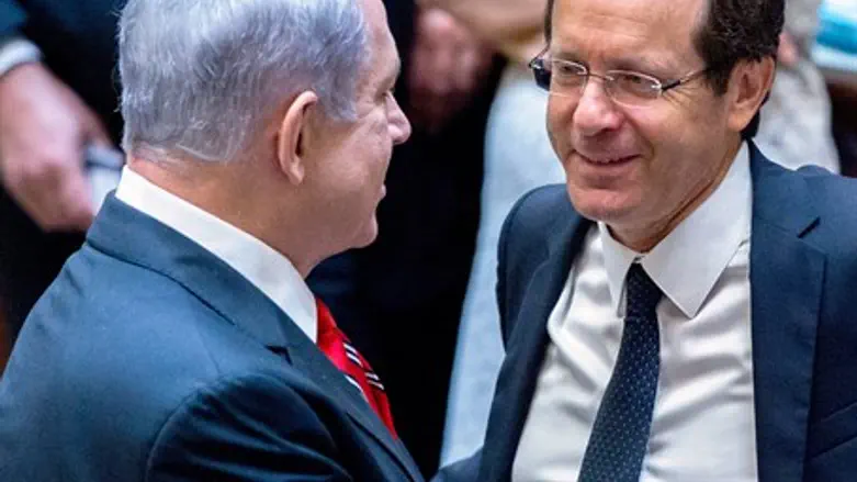 Биньямин Нетаньяху и Ицхак Герцог