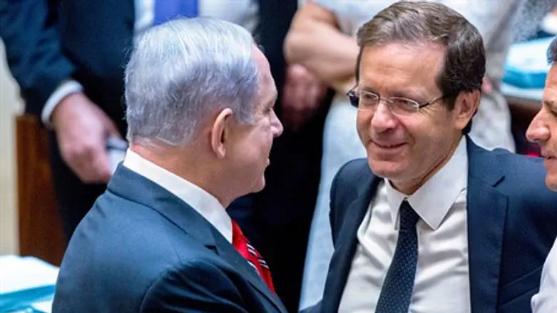Yitzhak Herzog, Binyamin Netanyahu