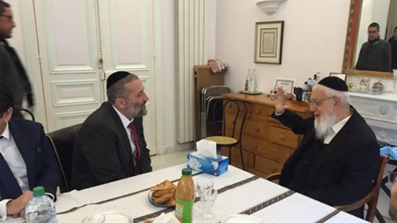 Deri with Rabbi Sitruk