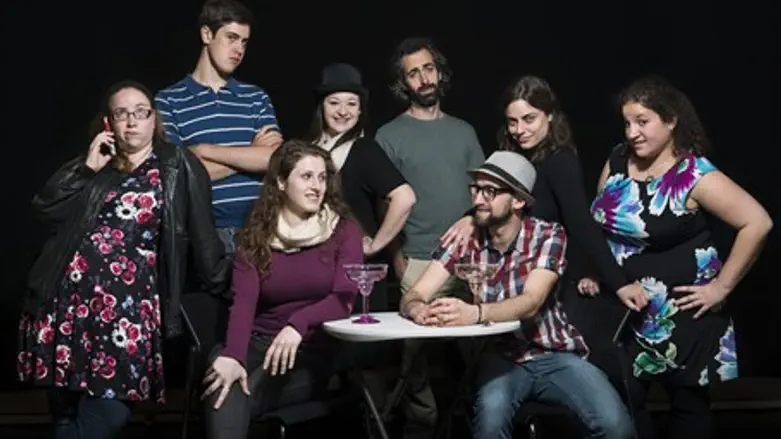 The cast of "First Date" the muical at AACI