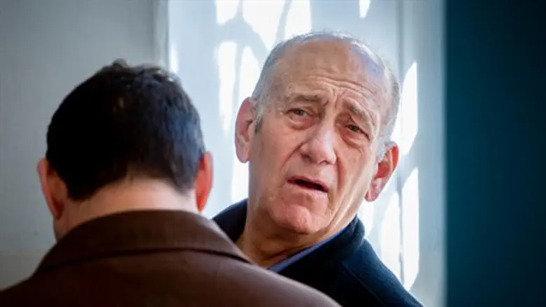Ehud Olmert in court