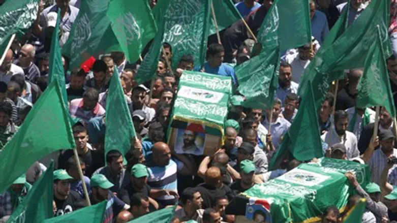 Hamas funeral in Ramallah