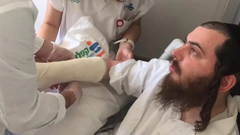 Мордехай Френкель в больнице