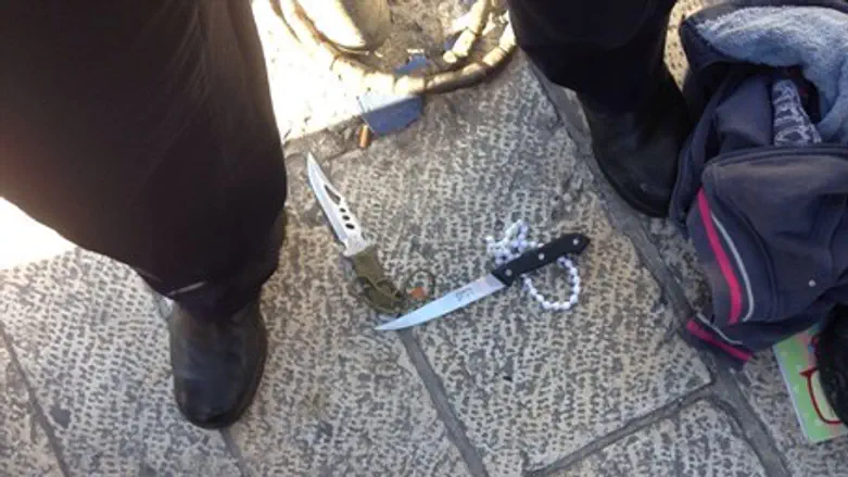The terrorist's knives