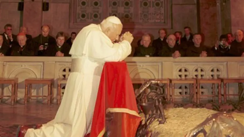 Pope John Paul II in Jerusalem, 2000