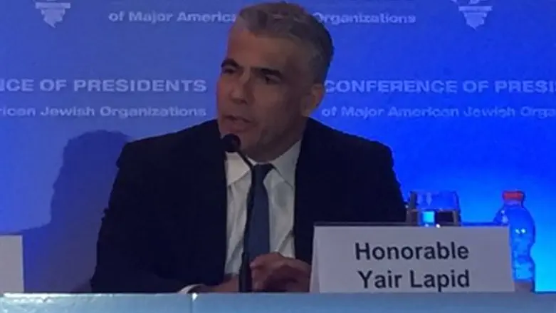 לפיד בוועידת הנשיאים