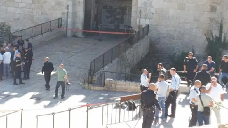 Место теракта у Шхемских ворот