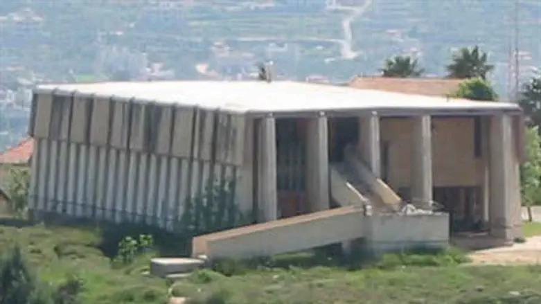 The modern Mishkan in Shilo