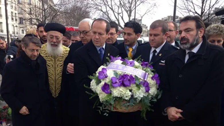 Jerusalem delegation for Paris supermarket 