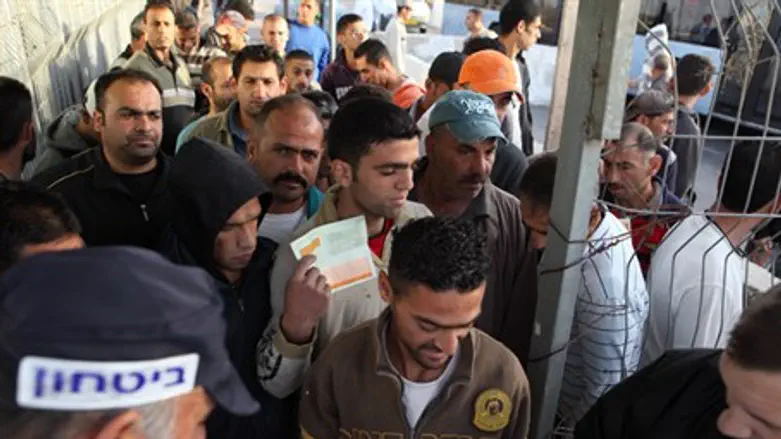 Арабские рабочие с визами в Израиль