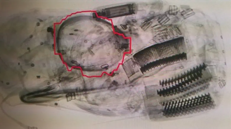 The grenade and bullets