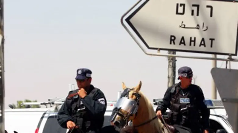 Police patrol in Rahat (illustration)