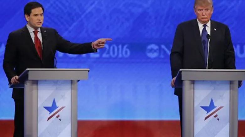 Rubio debates Trump
