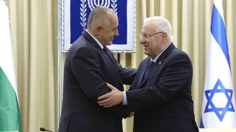 הנשיא עם רה''מ הבולגרי
