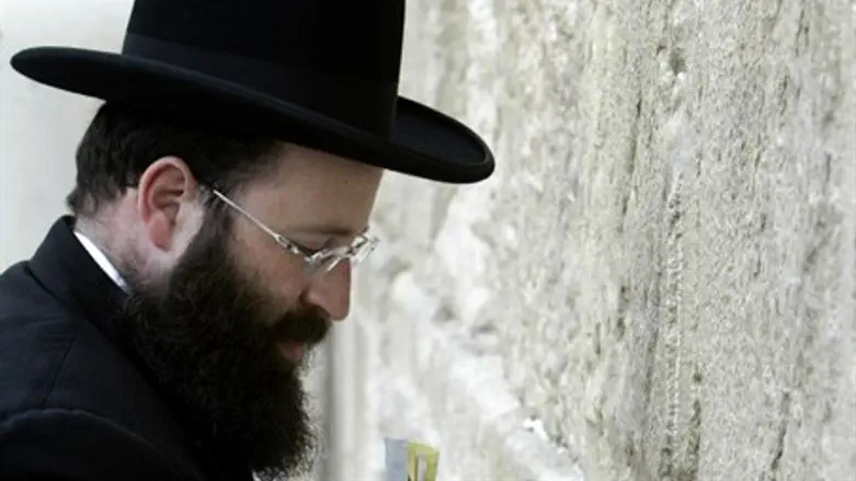 Rabbi Rabinowitz at the Kotel