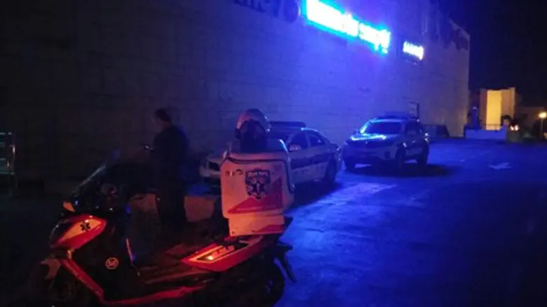 Scene of Ma'ale Adumim attack