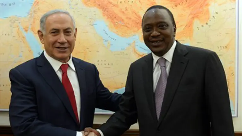 Биньямин Нетаньяху и Ухуру Кениата