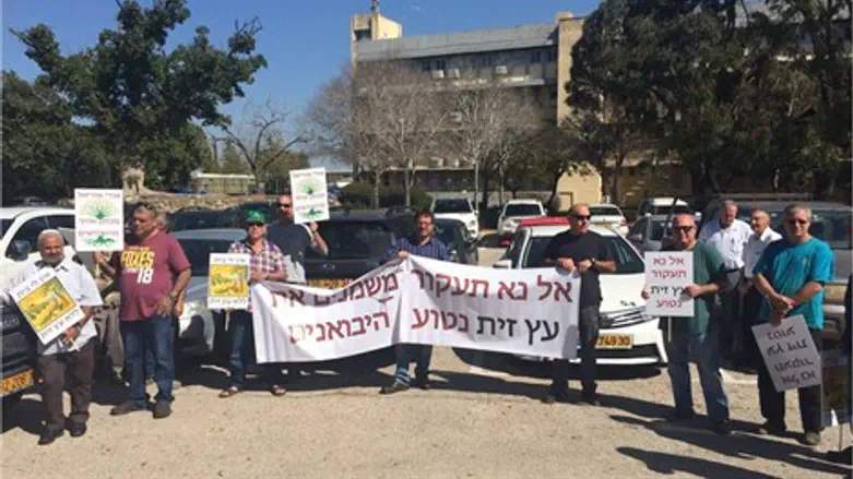 ההפגנה הבוקר