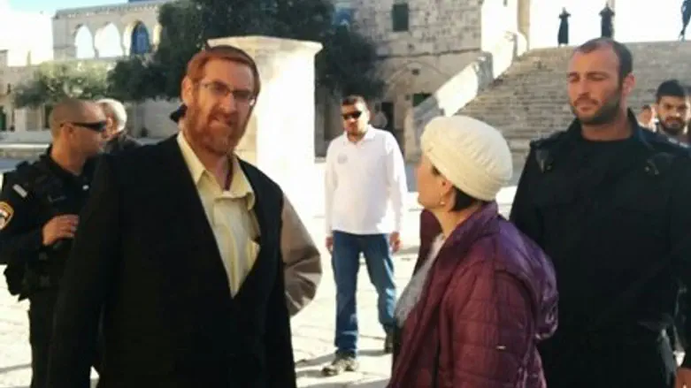 גליק בהר הבית, הבוקר