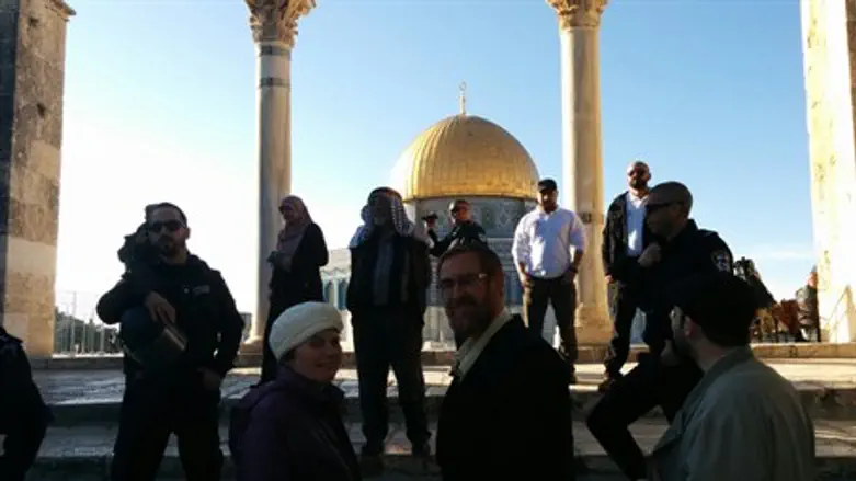 Иегуда Глик на Храмовой горе