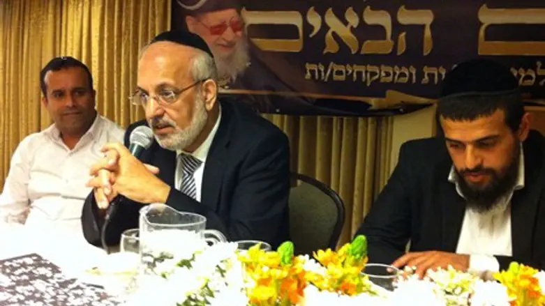 סגן השר משולם נהרי בכנס