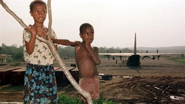 Children in Papua New Guinea