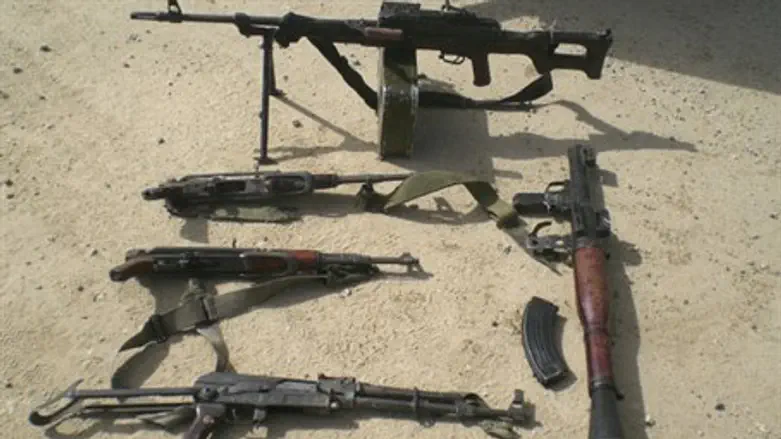 Weapons used by terror cell